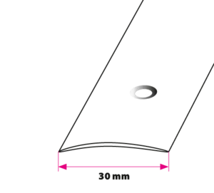 30 mm buet overgangsprofil - midthullet