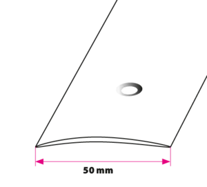50 mm. buet overgangsprofl - midthullet