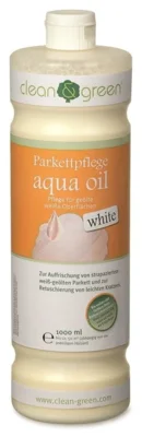 Clean & Green parquet care Aqua oil white - REMAINDER SALE