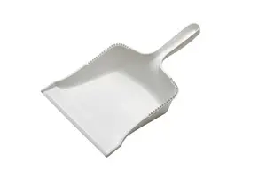 White plastic sweeping tray
