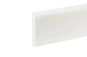 White foam strip, 10 x 69 mm.