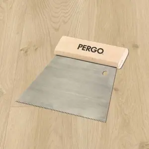 Adhesive tile for gluing vinyl flooring
