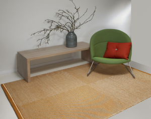 C. Olesen tæpper - Berlin - Orange -