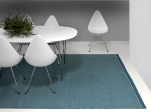 C. Olesen tæpper - Berlin - Petrol -