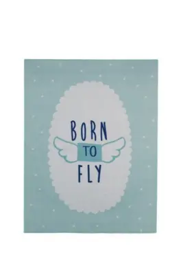 AW Mood Børnetæppe - Born To Fly - RESTSALG