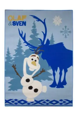 Disney tæpper RESTSALG - Frozen Olaf & Sven