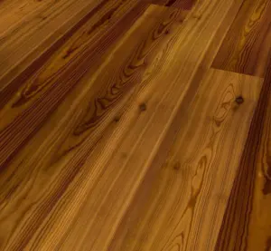 Tregulv Classic 3060 - Lerketre Kjernerøkt myk, Plank Rustikk naturlig oljet pluss