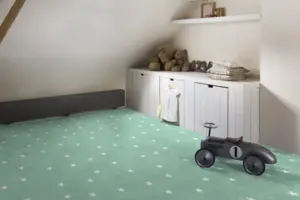 Brice carpet for the children's room - Green RESIDENCE SALE