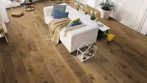 Haro plank floor - African oak light Sauvage brushed nL+