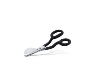 Hair scissors with plastic handle