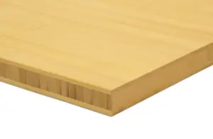 20 mm bamboo board - Plain pressed, Natural