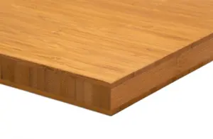 25 mm bamboo board - Side pressed, Caramel