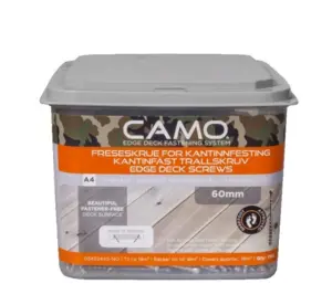 CAMO, Syrefaste rustfrie skruer i 316 stål (A4) - 60 mm. - 700 stk.