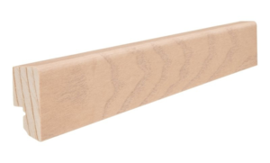 Fodpanel til trægulv, 16 x 40 mm. oliebehandlet, uden fræsning