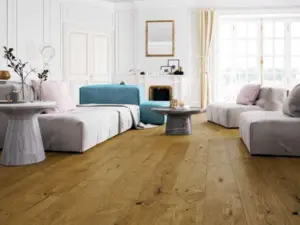 Wooden floor - Oak Plank, Country, brushed lacquer