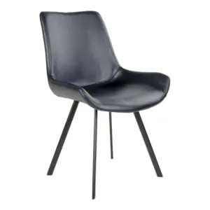 Drammen black Dining table chair - REMAINDER SALE