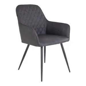 Harbo dark gray Dining table chair