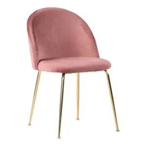 Geneve pink velor Dining table chair - SOLD OUT FOR WEEK 23