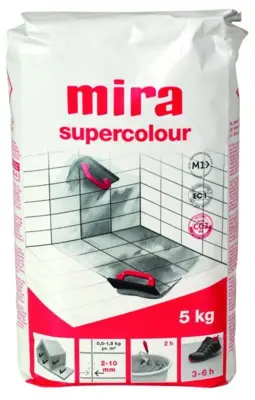 Mira, Supercolour, hurtighærdende fugemasse - 5 kg.