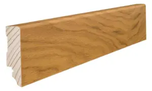 Fodpanel til trægulv, 16 x 58 mm. mat lak, uden fræsning 