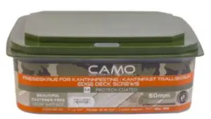 CAMO 4x60 mm. Terrasseskruer Protech - 350 stk.