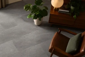 Afirmax BiClick SPC vinyl klikgulv - Kassel mørk beton flise