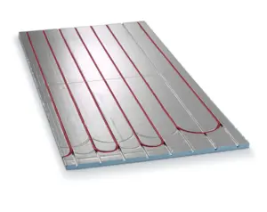 Nordic floor heating plate 16 mm. for electric cable - 8 tracks