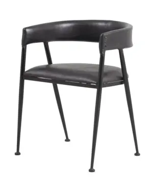 Melissa Chair, Leather and with iron frame