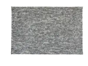 Dansk Berber Lysgrå gulvtæppe - REST - 170X400 CM