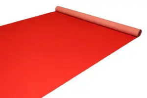 Red carpet in needle felt - REST 200X200 CM