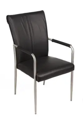 E-145C-SA - Chair black leather