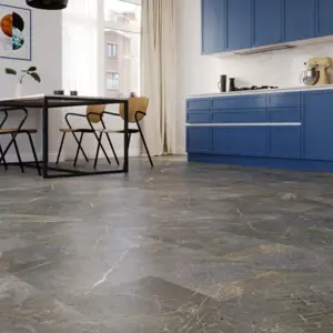 BiClick vinyl tile XXL - Gray Carrara marble