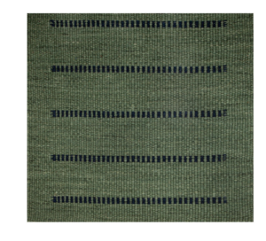 C. Olesen tæpper - Mista, Stripe Cactus/Denim 