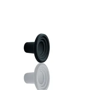Fleur - Black cast iron handle 40 mm.