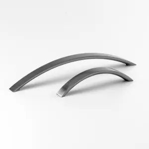 Hanger curved handle - steel look - 2 sizes