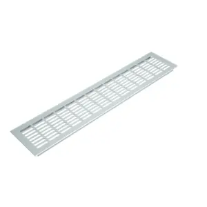Ventilation grill for plinth in aluminum - 2 colours