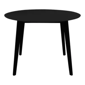Vojens Round dining table in black
