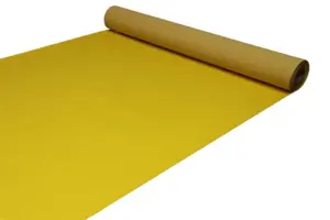 Yellow Runner in needle felt - 2 meters wide - REST 430X200 CM