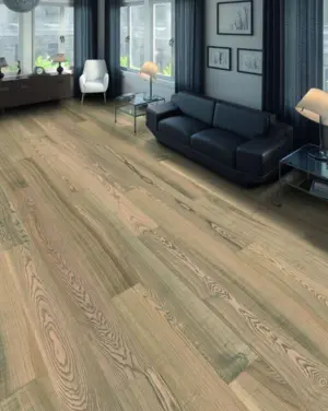 Haro plank floor - Ash tobacco gray Universal retro brushed nL+