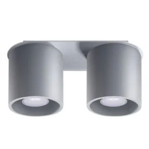 Loftslampe ORBIS 2 grå