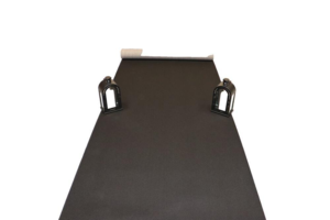 Sort Løber i nålefilt - 1 meter bred - REST 400X100 CM.