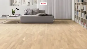 Haro 3-stavs eg Parketgulv - White Glacier Oak - RESTPARTI