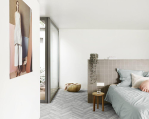 Vinylgulv - Plaza Sildeben grå eg - REST 275X400 CM.