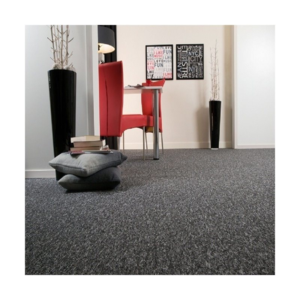 Turbo - Antracit, Boucle gulvtæppe - REST 95X400 CM