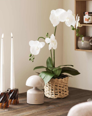 Aulla Bordlampe i metal og plastik.