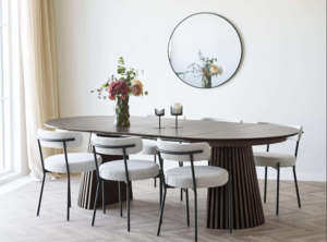 Spisebord Osaka, Smoked - UDSOLGT TIL UGE 1/2026.