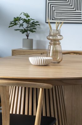 Skål i beige polyresin