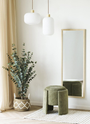 Walsdorf puf i farven grøn