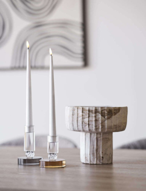 Vase, Cementi farven brun/beige