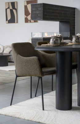 Melilla, spisebordsstol brun